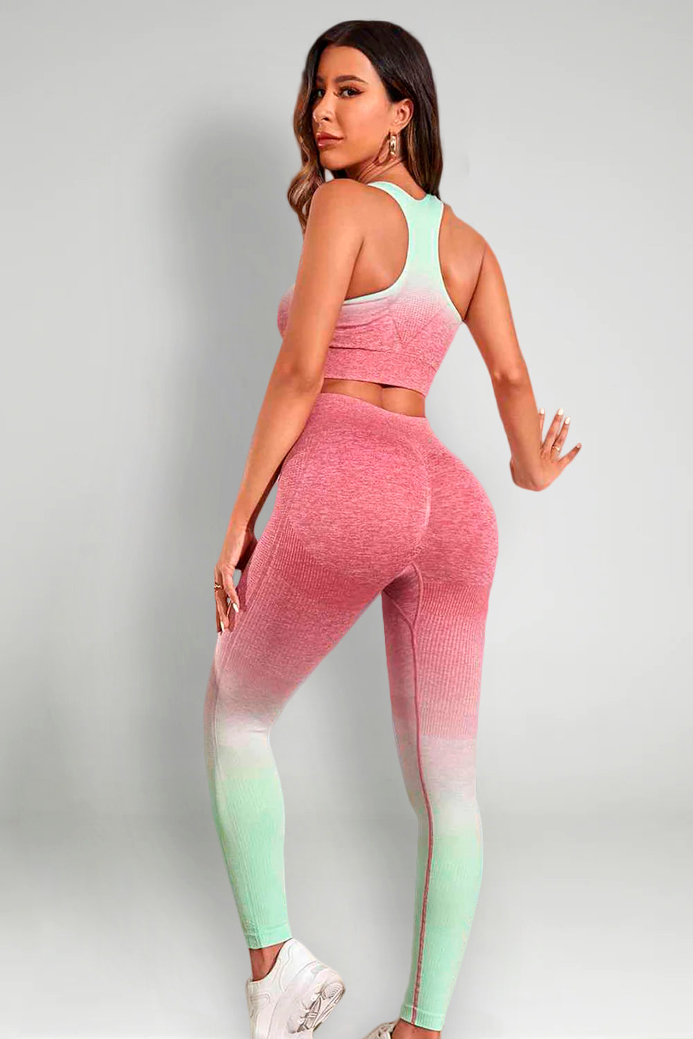 Gradient Sports Tank and Leggings Set