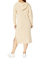 Cute Cuddle Hoodie Midi Dress