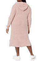 Cute Cuddle Hoodie Midi Dress