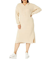 Cute Cuddle Hoodie Midi Dress