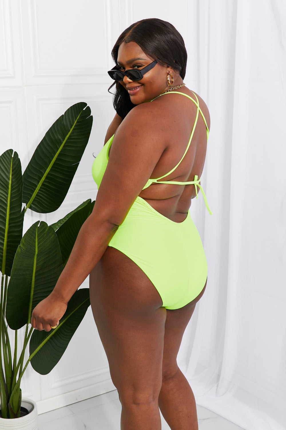 The Citrus Delight Plus Size Swimsuit