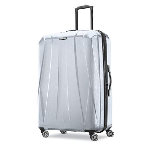 Samsonite Centric 2 Hardside Expandable Luggage with Spinner Wheels, Silver, 2-Piece Set (20/24)