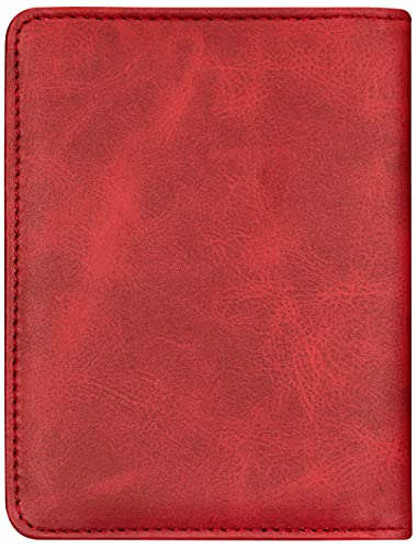 Passport and Vaccine Card Holder Leather RFID Blocking Passport Holder
