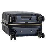 Kenneth Cole Reaction Women's Madison Square Hardside Chevron Expandable Luggage, Black, 2-Piece Set (20" & 28")