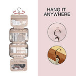 Toiletry Travel Bag with hanging hook, Water-resistant Organizer for Accessories