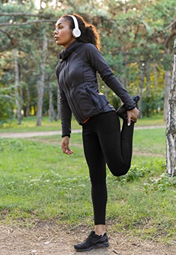 "The Best Leggings" with Pockets High Waisted Tummy Control Snake Print 5Pack set