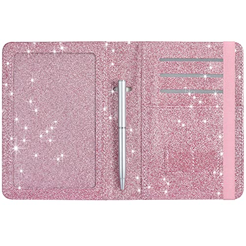 Passport and Vaccine Card Holder Leather RFID Blocking Passport Holder