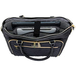 Kenneth Cole Reaction Women's Madison Square Hardside Chevron Expandable Luggage, Black, 2-Piece Set (20" & 28")