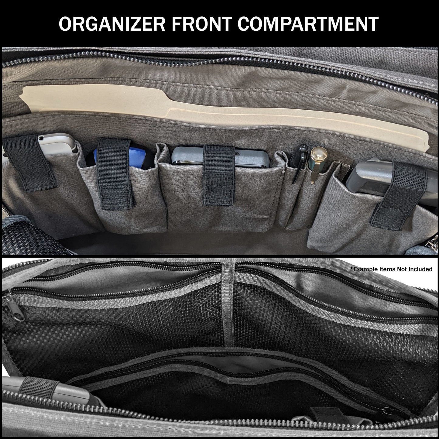 Canvas Messenger Bag for Men; Laptop Case; Satchel | Office Professionals; Students; Travel | Waxed Canvas; Genuine Leather; Smoked Metal Hardware | Portable Office; Trolley Sleeve; Organizer