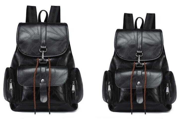 Shoulder Bag Rucksack PU Leather Women Girls Ladies Backpack Travel bag