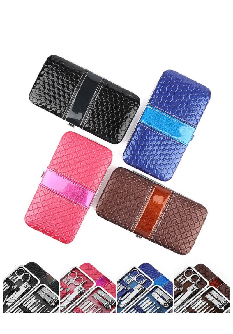 Set of 18 Pieces Nail Clipper Set Stainless Steel Nail Tools Manicure Kit