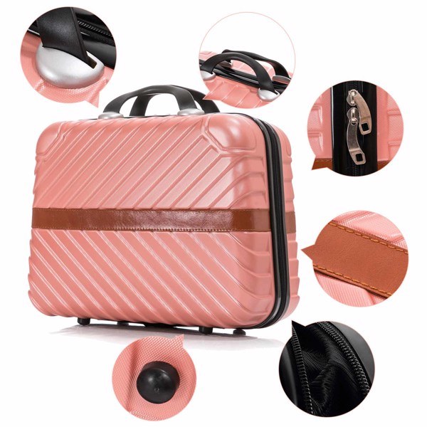 4 Piece Set Luggage Sets Suitcase ABS Hard shell Lightweight Spinner Wheels