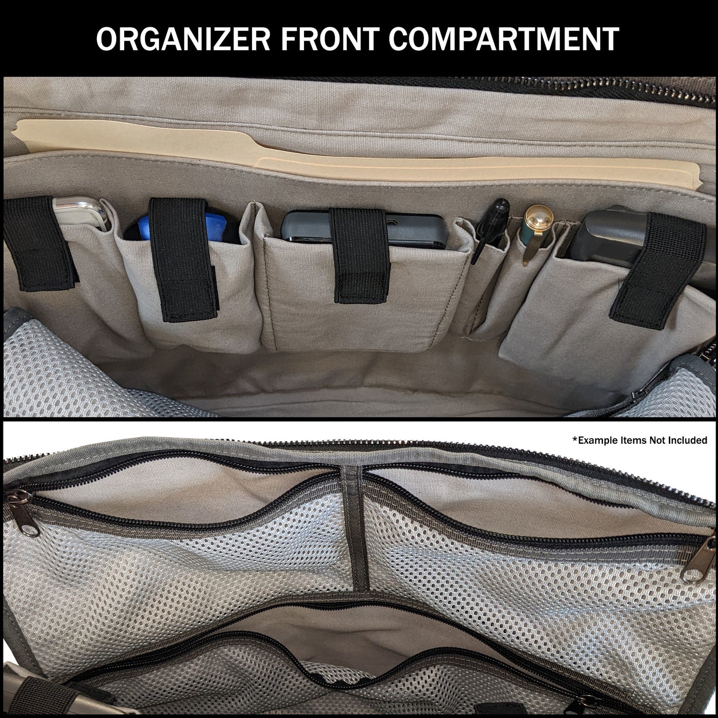 Canvas Messenger Bag for Men; Laptop Case; Satchel | Office Professionals; Students; Travel | Waxed Canvas; Genuine Leather; Smoked Metal Hardware | Portable Office; Trolley Sleeve; Organizer
