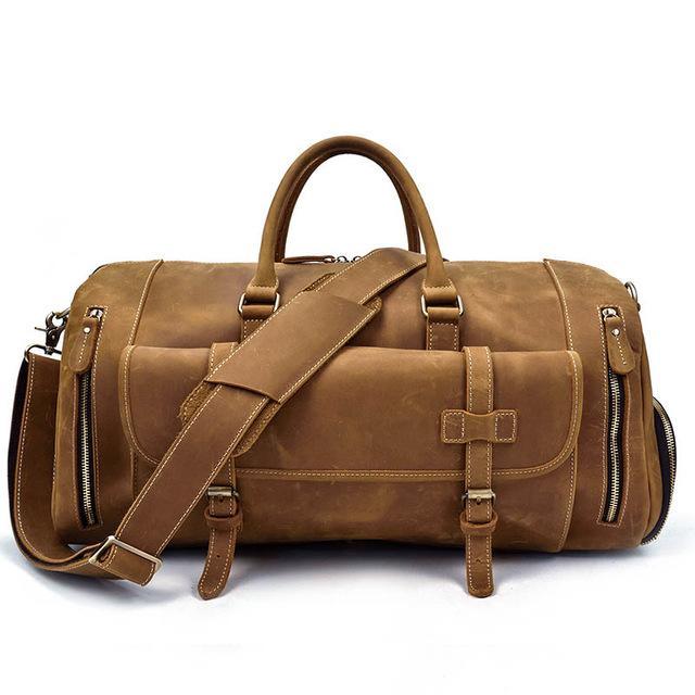 The Weekender Leather Duffle Bag