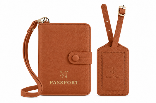RFID Passport & Travel Organizer with Lanyard