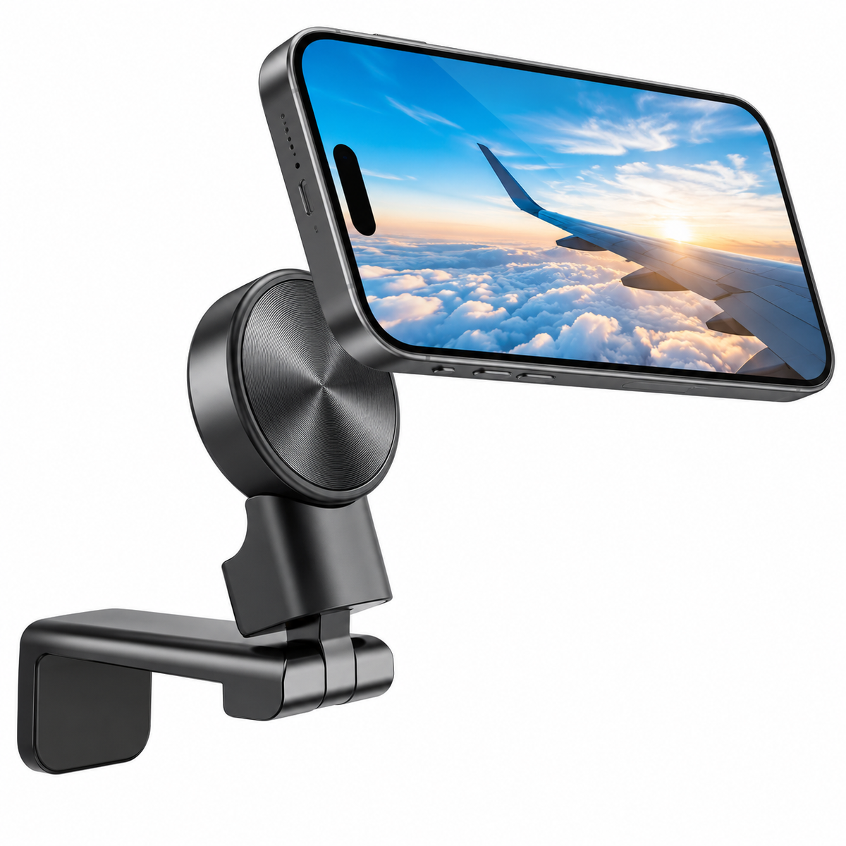 Magnetic Airplane Phone Holder – Hands-Free Travel Mount