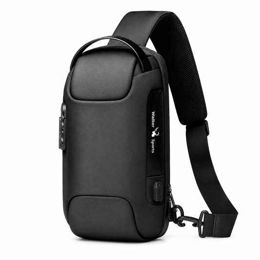 Anti-Theft Travel Sling Backpack with USB Charging Port