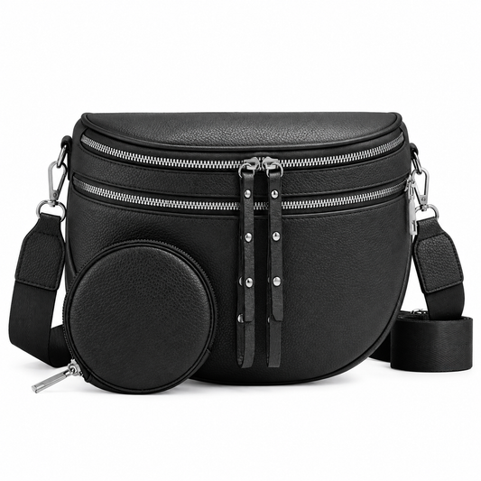 Convertible Crossbody Travel Bag with Extra Compartment