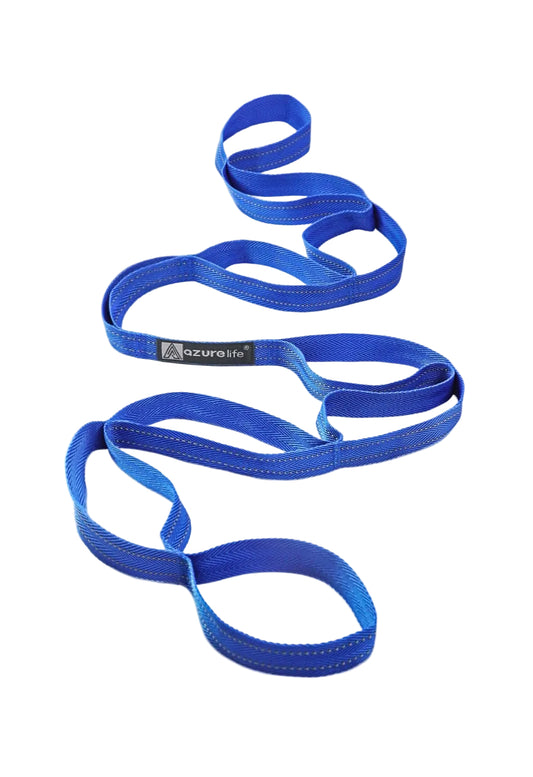 Premium Durable Stretch Straps with Loops, Stretching Strap for Physical Therapy, Multi-Loop Yoga Strap Fitness Exercise Strap for Yoga, Pilates, Dance, Flexibility&Exercise