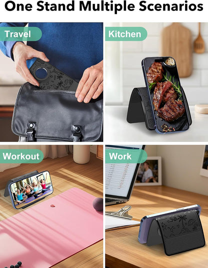 Magnetic Airplane Phone Holder, Foldable Flexible Phone Stand