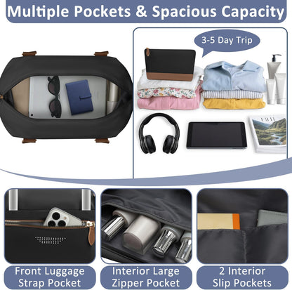 Women Travel Duffle Bags, Weekender Overnight Bag, Hospital Bag