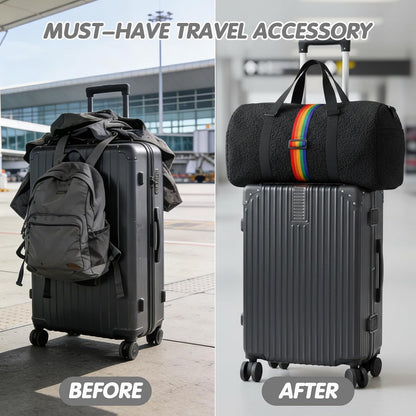2Pcs Multi Use Strong Luggage Connector Straps for Suitcases