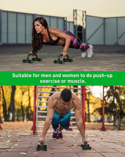 Push up Bar Stands Set of 2, Portable for Home Fitness Training