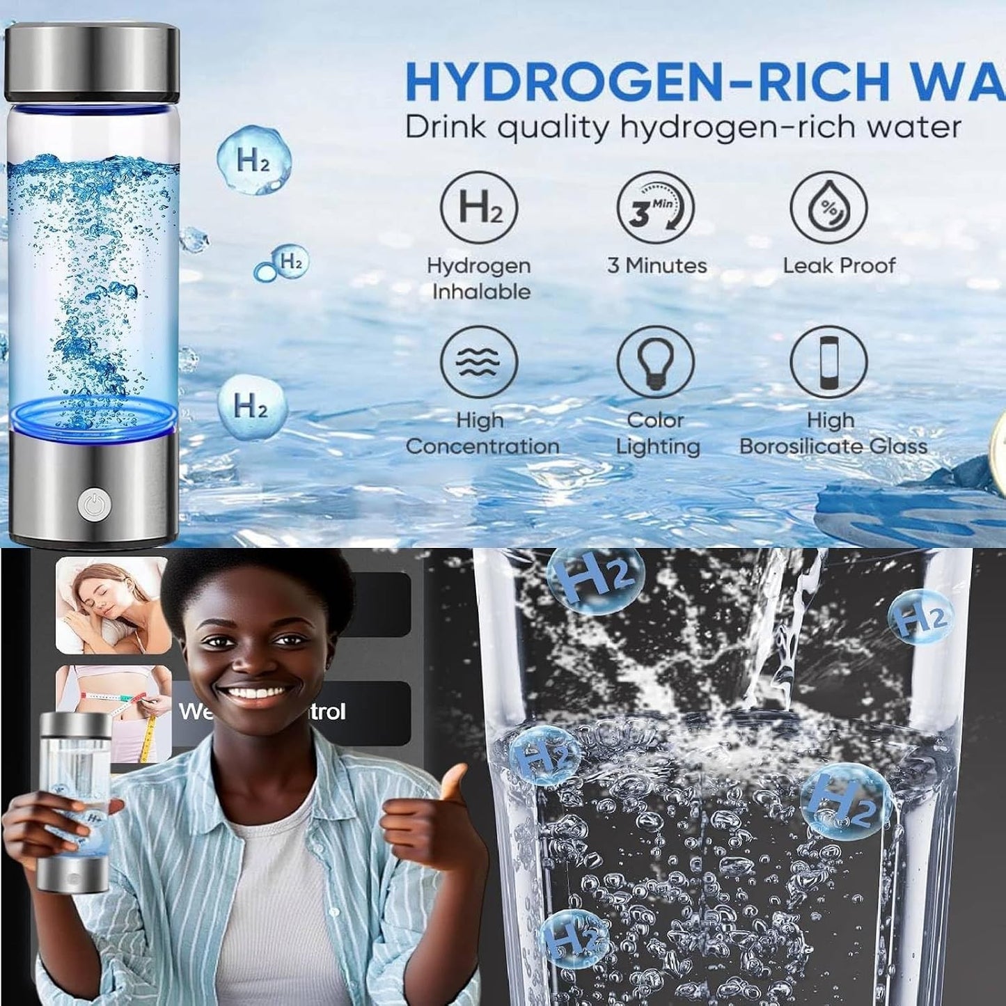 Hydrogen Water Bottles,Hydroh