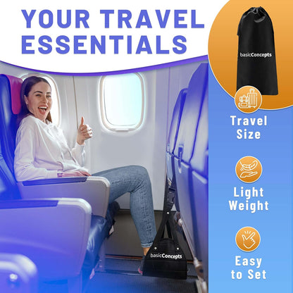 Airplane Foot Rest (Travel Comfortably), Perfect Foot Hammock Airplane or Plane