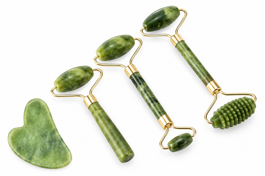 5-in-1 Jade Roller & Gua Sha Self-Care Set