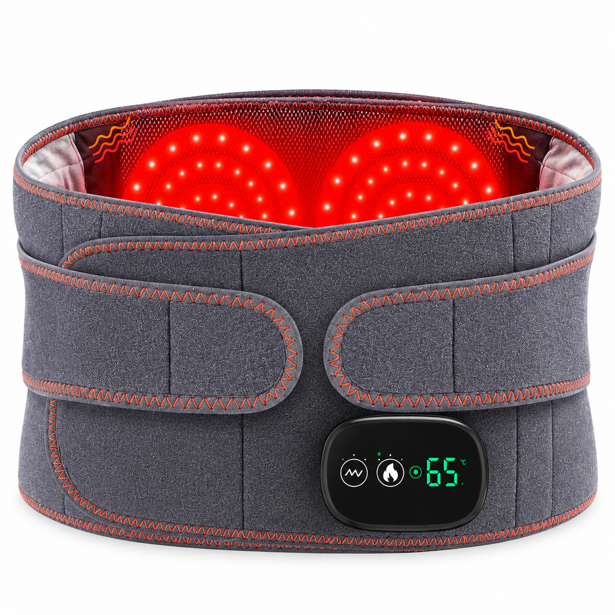 3-in-1 Heated Lumbar Massage & Recovery Belt