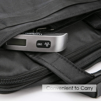Luggage Scale Portable Handheld Digital Suitcase Weight 110Lbs Airplane Travel Essentials Gift LCD Backlight Temperature Sensor