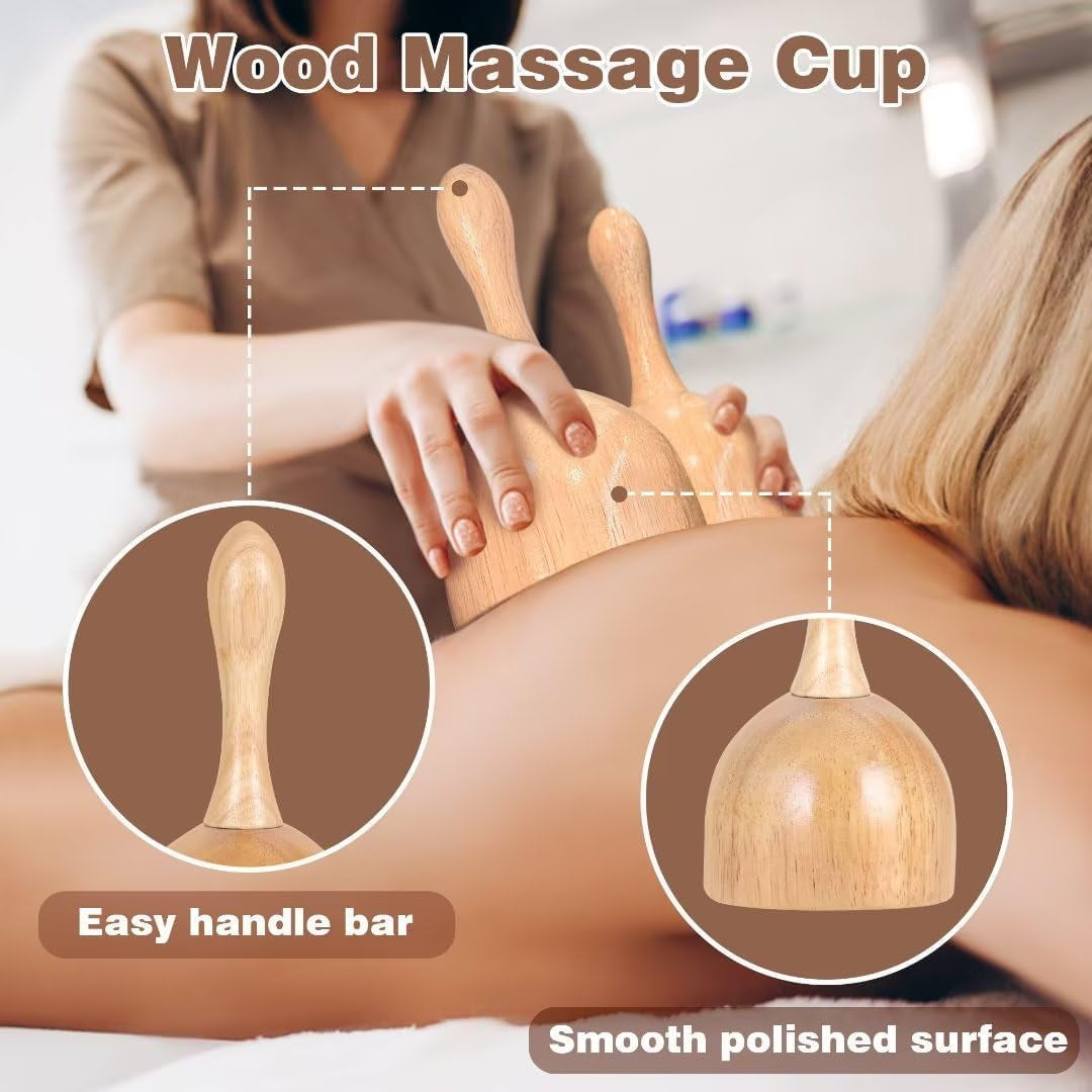 12-In-1 Wood Therapy Massage Tools Lymphatic Drainage Massager Wooden Massage Body Sculpting Tools Maderoterapia Kit Wood Therapy Tools for Muscle Pain Relief Body Shaping Anti-Cellulite