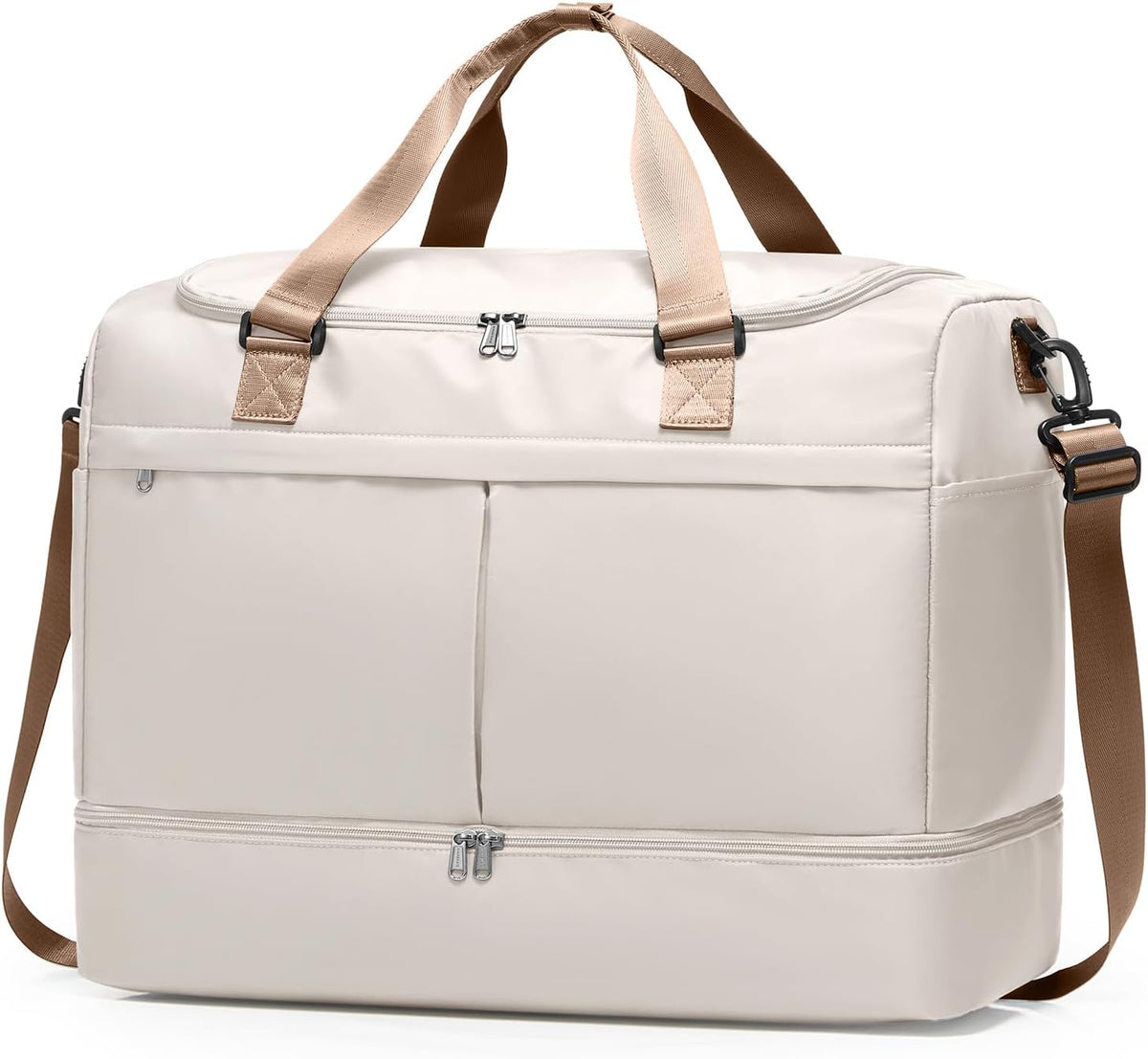 Travel Duffel Bag with Shoe Compartment,Overnight Weekender Bags for Women