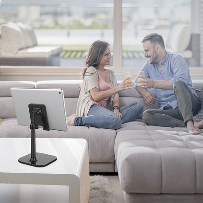 Cell Phone Stand, Phone Stand for Desk, Phone Holder Stand Compatible with Iphone and All Mobile Phones Tablet, Gifts for Adults Women Men Mom Wife, Black