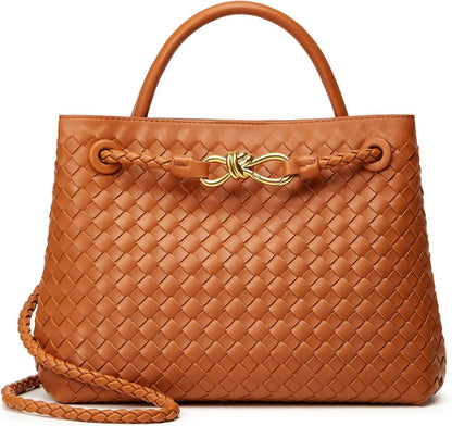 Woven Tote Bag for Women: Designer Top - Handle Bag for Style