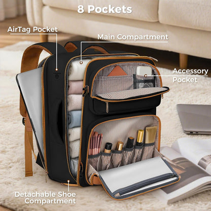 Frontier Airlines Personal Item Bag 18X14X8, Carry on Backpack 40L