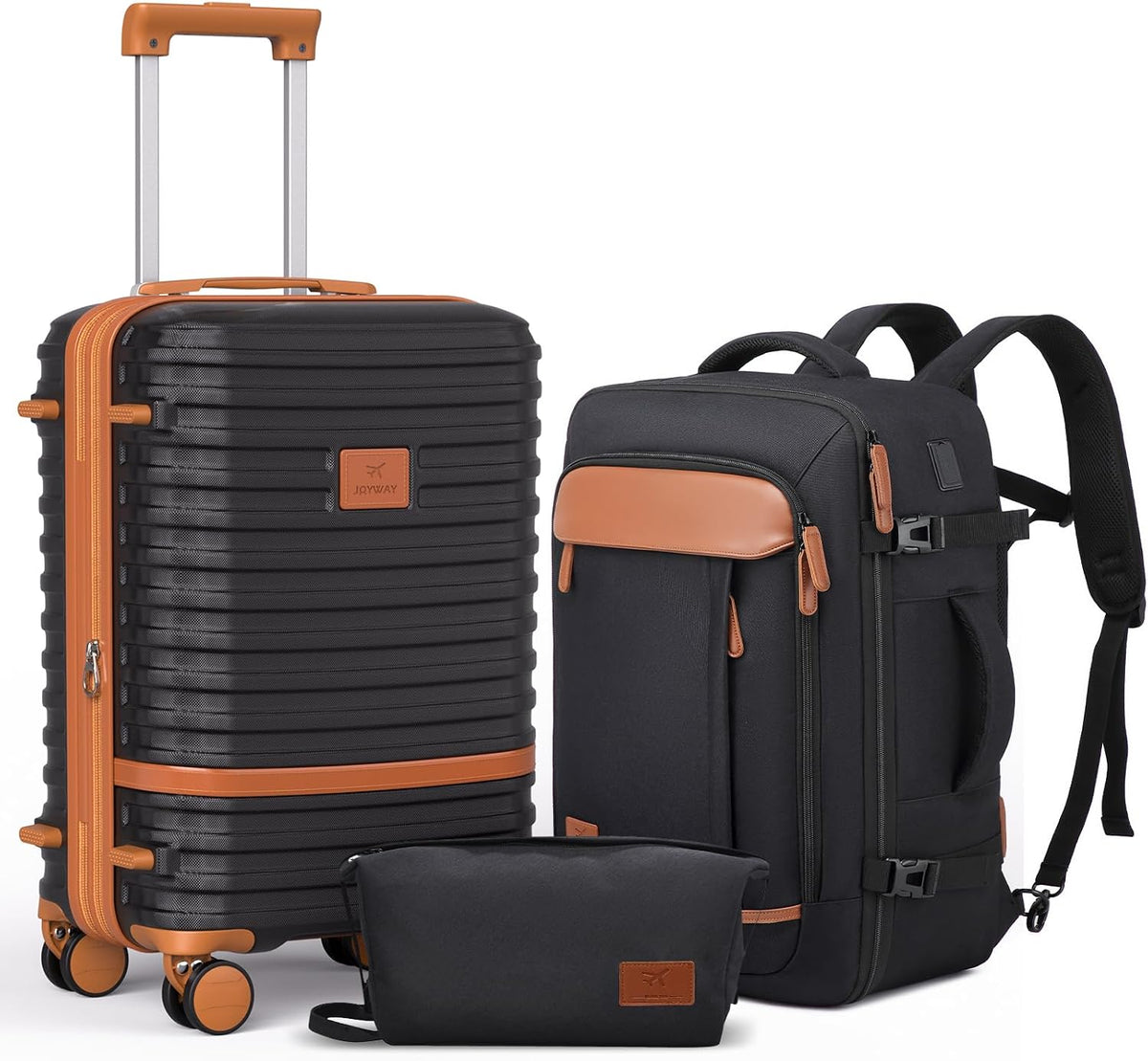 Expandable Carry on Luggage Sets Airline Approved, Lightweight Hard Shell 20 Inch Carry-On Suitcase with Spinner Wheels