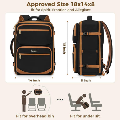 Frontier Airlines Personal Item Bag 18X14X8, Carry on Backpack 40L