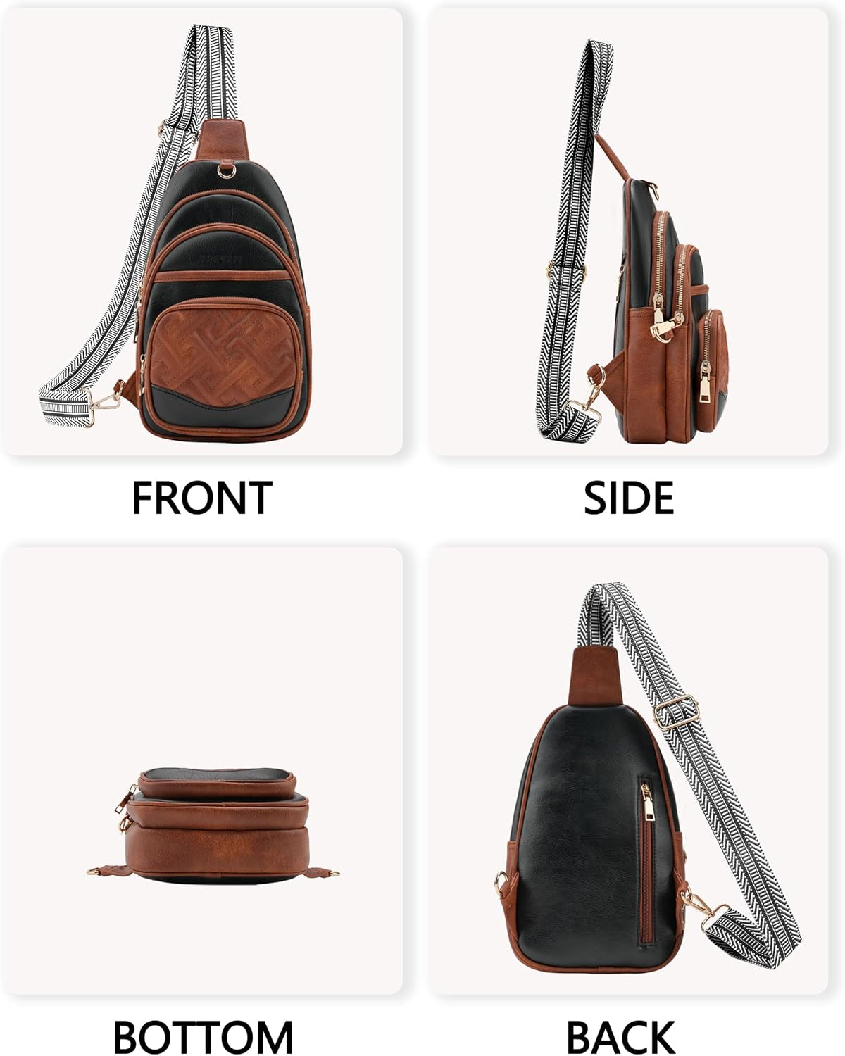 Anti Theft Crossbody Bags for Women,Rfid Sling Bag Travel Purse