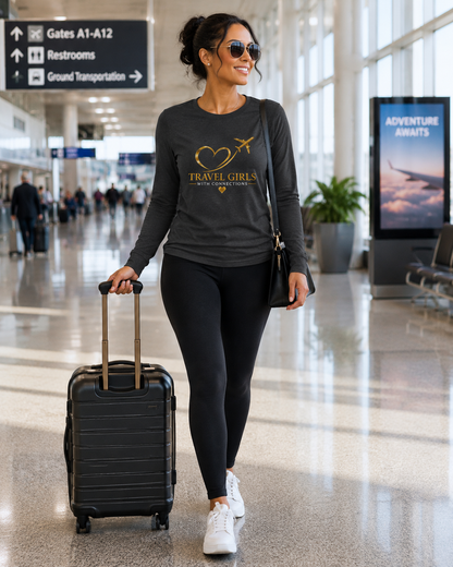 Travel Girls With Connections Signature Long Sleeve Tee