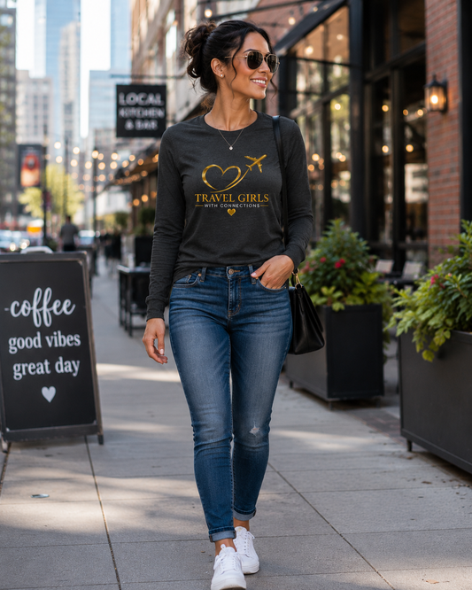 Travel Girls With Connections Signature Long Sleeve Tee