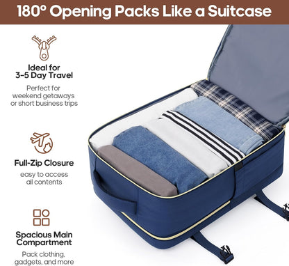 Luggage Sets 3Piece, Carry on Luggage 20In Suitcase Set with Backpack