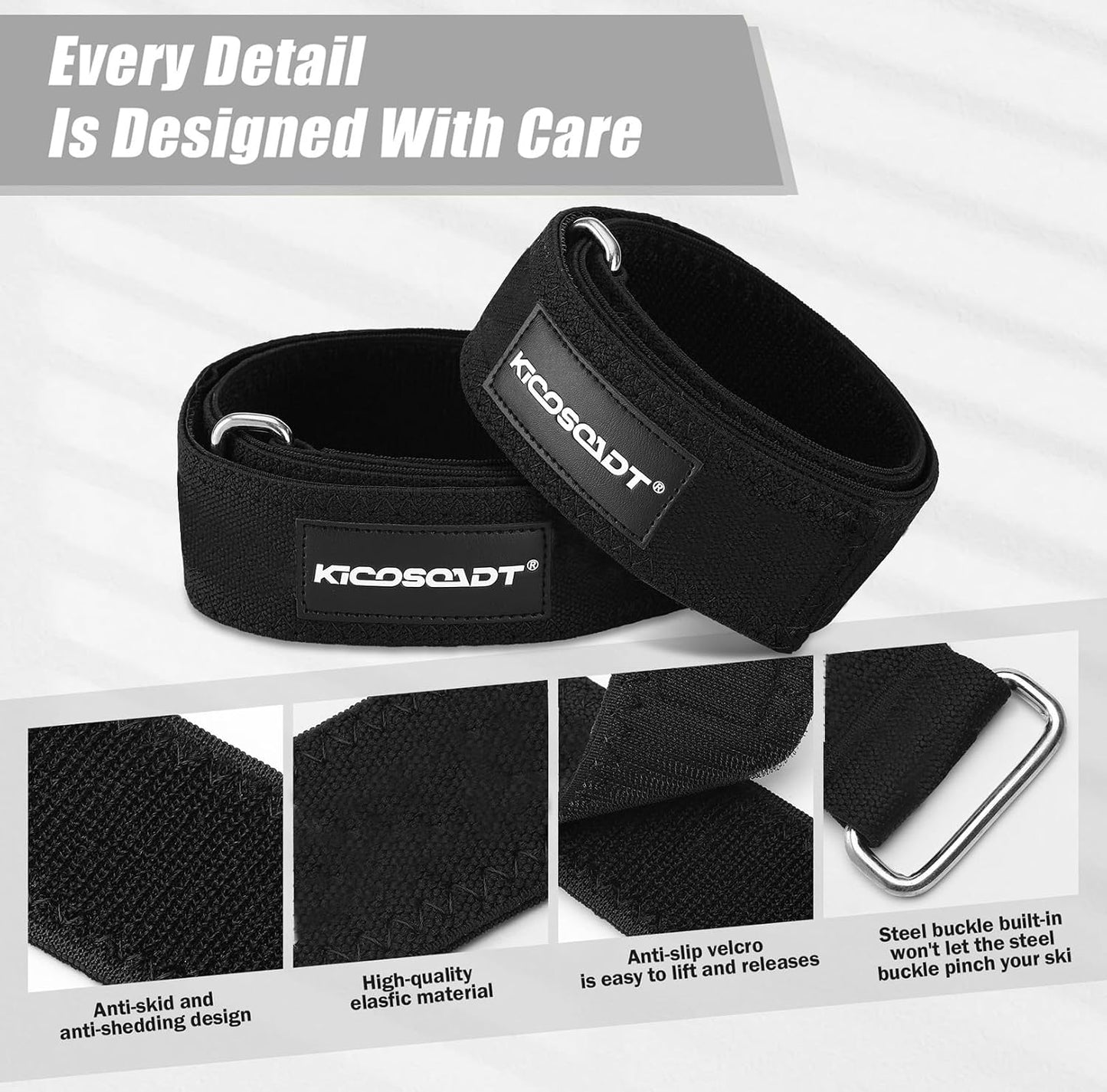 Booty Bands for Women, Glute Bands & BFR Bands for Legs, Adjustable Blood Flow Restriction Bands for Squats, Hip Thrusts, Glute Workouts & Lower Body Training,With Carry Bag