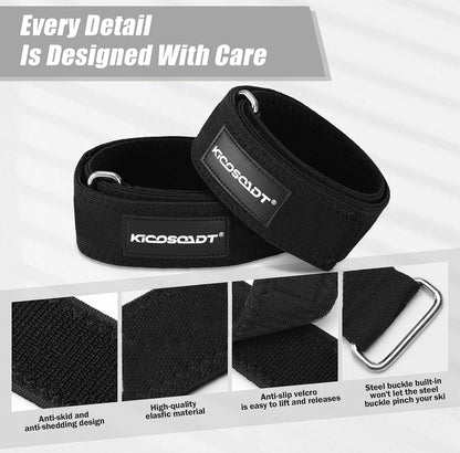 Booty Bands for Women, Glute Bands & BFR Bands for Legs, Adjustable Blood Flow Restriction Bands for Squats, Hip Thrusts, Glute Workouts & Lower Body Training,With Carry Bag