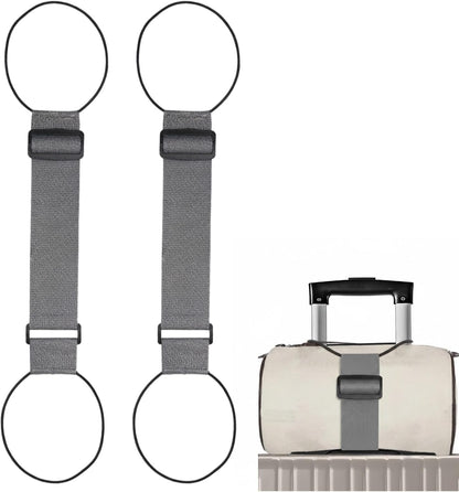 2Pcs Multi Use Strong Luggage Connector Straps for Suitcases