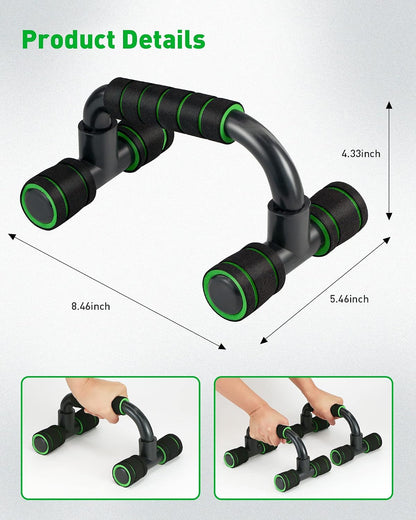 Push up Bar Stands Set of 2, Portable for Home Fitness Training