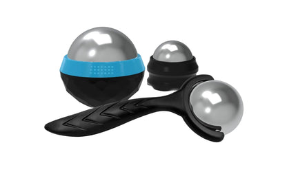 Cold & Hot Therapy Massage Balls – Set of 3 Ice and Heat Physical Therapy Tools for Deep Tissue, Myofascial Release, Trigger Point, Plantar Fasciitis - Back, Neck, Foot, Face, Muscle Pain Relief