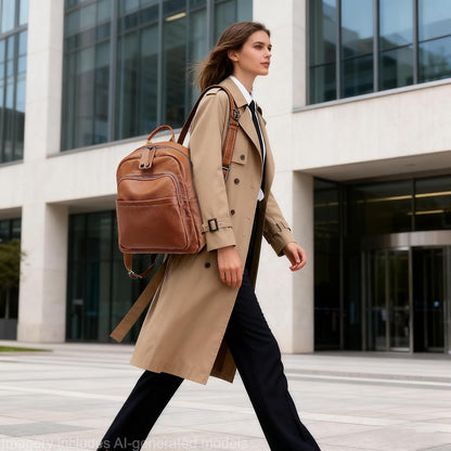 Genuine Leather Backpack Purse Women: Convertible Elegant Backpacks