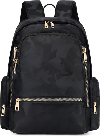 Backpack for Women Men Travel Laptop 15.6 Inch Computer Backpacks anti Theft Carry on Bag College Bookbag Large Back Pack for Work Business Traveling Commuter Casual Daypack,Black